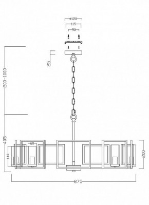 Подвесная люстра Maytoni Bowi H009PL-08G в Глазове - glazov.mebel24.online | фото 4