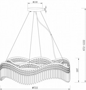 Подвесная люстра Maytoni Gracia DIA201PL-10G в Глазове - glazov.mebel24.online | фото 4