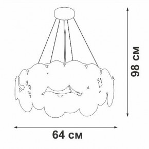 Подвесная люстра Vitaluce V5801 V5801-8/6S в Глазове - glazov.mebel24.online | фото 7