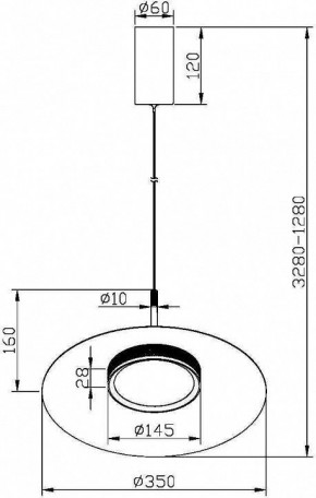 Подвесной светильник Maytoni Halo MOD041PL-L15B3K1 в Глазове - glazov.mebel24.online | фото 5