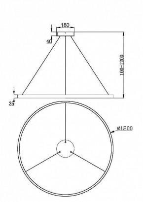 Подвесной светильник Maytoni Rim MOD058PL-L65BK в Глазове - glazov.mebel24.online | фото 5