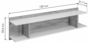 Полка навесная Альба в Глазове - glazov.mebel24.online | фото 7