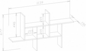 Полка навесная ПК-6 в Глазове - glazov.mebel24.online | фото 4