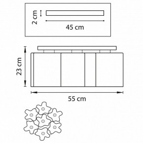 Потолочная люстра Lightstar Nubi 802073 в Глазове - glazov.mebel24.online | фото 2