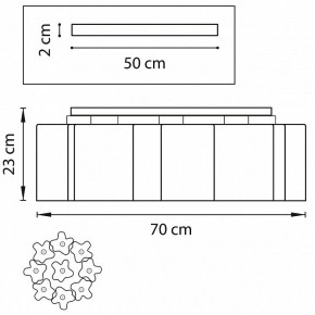 Потолочная люстра Lightstar Nubi 802097 в Глазове - glazov.mebel24.online | фото 2