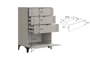 РИЧ Гостиная (модульная) кашемир в Глазове - glazov.mebel24.online | фото 6