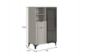 РИЧ Комод 2 со стеклом в Глазове - glazov.mebel24.online | фото 2