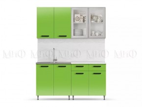 РИО-1 ЛДСП Кухонный гарнитур 1,6 м (Олива) в Глазове - glazov.mebel24.online | фото