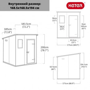 Сарай Манор Пентхаус 6x6 (MANOR PENT 6x6) в Глазове - glazov.mebel24.online | фото 3