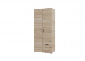 Шкаф 2-х створчатый с ящиками VICTOR (Сонома) в Глазове - glazov.mebel24.online | фото