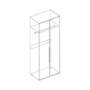Шкаф 2-ств. для одежды "Лео" в Глазове - glazov.mebel24.online | фото 3