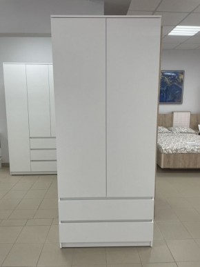 Шкаф 2-ств. с 2 ящиками "Бьянко" в Глазове - glazov.mebel24.online | фото 3