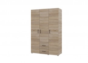 Шкаф 3-х створчатый с ящиками VICTOR (Сонома) в Глазове - glazov.mebel24.online | фото