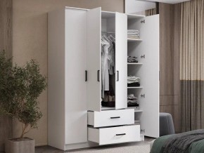 Шкаф 4-х створчатый Титан (белый) в Глазове - glazov.mebel24.online | фото 4