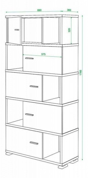 Шкаф комбинированный Домино СБ-30/5 в Глазове - glazov.mebel24.online | фото 3