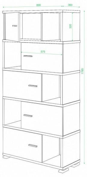 Шкаф комбинированный Домино СБ-30/5 в Глазове - glazov.mebel24.online | фото 3