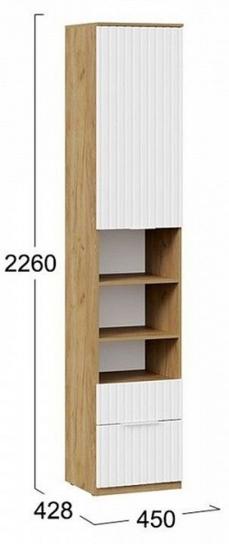 Шкаф комбинированный Хилтон Исп. 2 в Глазове - glazov.mebel24.online | фото 8