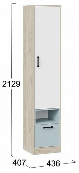Шкаф комбинированный Оливер 401.002.000 в Глазове - glazov.mebel24.online | фото 3