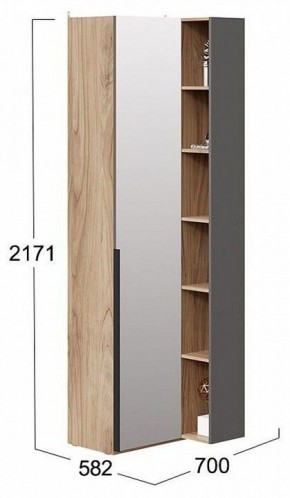 Шкаф комбинированный Порто СМ-393.21.025 в Глазове - glazov.mebel24.online | фото 2