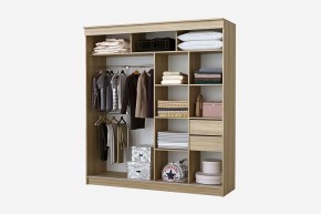 Шкаф-купе Бабочка 2.0 серия Альянс (дуб сонома) в Глазове - glazov.mebel24.online | фото 2