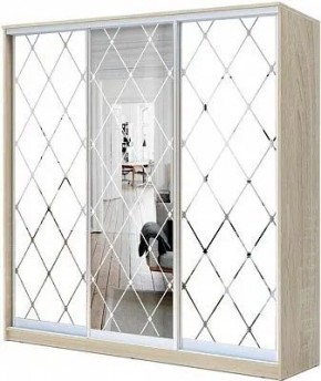 Шкаф-купе ХИТ 22-18-666 РОМБ БОЛЬШОЙ МАТОВЫЙ в Глазове - glazov.mebel24.online | фото