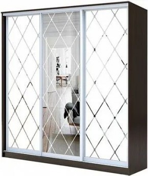 Шкаф-купе ХИТ 23-20/2-666 РОМБ БОЛЬШОЙ МАТОВЫЙ в Глазове - glazov.mebel24.online | фото