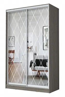 Шкаф-купе ХИТ 24-4-17-66 РОМБ БОЛЬШОЙ в Глазове - glazov.mebel24.online | фото