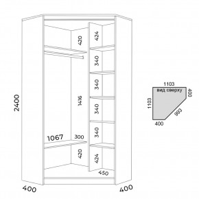Шкаф-купе ХИТ-У-24-4-77 в Глазове - glazov.mebel24.online | фото 3