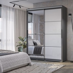 Шкаф-купе Крафт-6 1.6 м ШКК-06 (графит) в Глазове - glazov.mebel24.online | фото