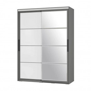 Шкаф-купе Крафт-6 1.6 м ШКК-06 (графит) в Глазове - glazov.mebel24.online | фото 3