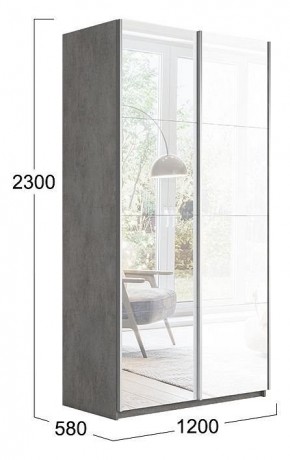 Шкаф-купе Траст СШК 2.120.60-13.15 в Глазове - glazov.mebel24.online | фото 3