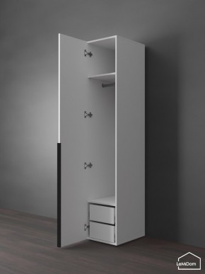 Шкаф Linnea MHR-1-3 2050х400х510 (Белый-М 11.1.2) в Глазове - glazov.mebel24.online | фото 5