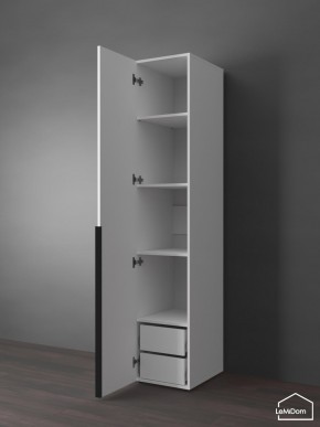 Шкаф Linnea MHR-1-3 2050х400х510 (Белый-М 11.1.2) в Глазове - glazov.mebel24.online | фото 5