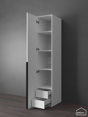 Шкаф Linnea MHR-1-3 2050х400х510 (Белый-М 11.1.2) в Глазове - glazov.mebel24.online | фото 6