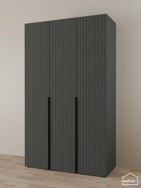 Шкаф Linnea MHR-3-1 2050х1200х510 (Графит-М 11.1.25) в Глазове - glazov.mebel24.online | фото 1