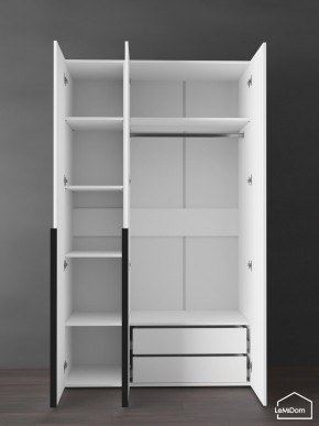 Шкаф Linnea MHR-3-2 2050х1200х510 (Белый-М 11.1.1) в Глазове - glazov.mebel24.online | фото 5