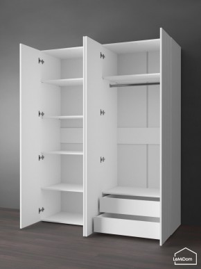 Шкаф Linnea MHR-4PO-2 2050х1600х510 (Белый-М 11.1.2) в Глазове - glazov.mebel24.online | фото 6