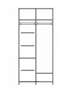 Шкаф Нинель ММ-167-01/03 в Глазове - glazov.mebel24.online | фото 3