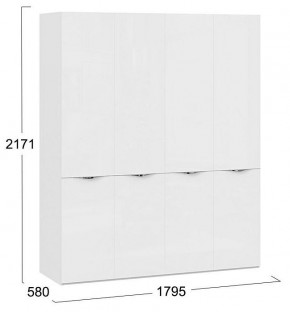 Шкаф платяной Глосс СМ-319.07.441 в Глазове - glazov.mebel24.online | фото 3