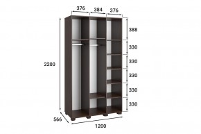 Шкаф платяной Монблан МБ-24К в Глазове - glazov.mebel24.online | фото 3