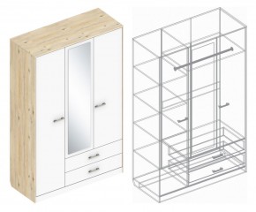Шкаф "Милана" 3-х створчатый с 2 ящиками в Глазове - glazov.mebel24.online | фото 3
