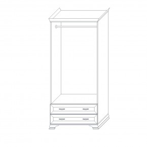 Шкаф распашной двухдверный Сиена в Глазове - glazov.mebel24.online | фото 12