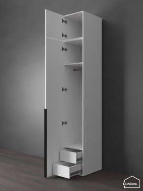 Шкаф с антресолью Linnea MHR-1A-3 2450х400х510 (Белый-М 11.1.1) в Глазове - glazov.mebel24.online | фото 6