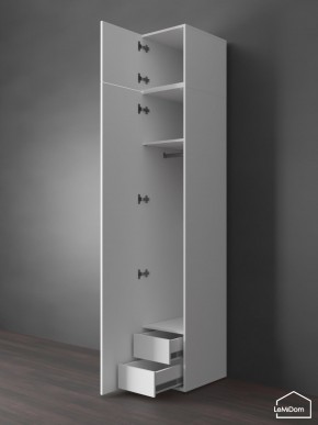 Шкаф с антресолью Linnea MHR-1POA-3 2450х400х510 (Белый-М 11.1.1) в Глазове - glazov.mebel24.online | фото 6