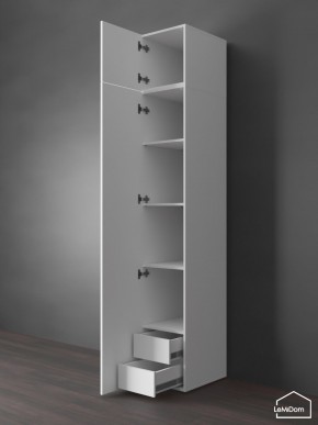 Шкаф с антресолью Linnea MHR-1POA-4 2450х400х510 (Белый-М 11.1.1) в Глазове - glazov.mebel24.online | фото 5