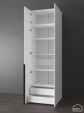 Шкаф с антресолью Linnea MHR-2A-4 2450х800х510 (Белый-М 11.1.2) в Глазове - glazov.mebel24.online | фото 5