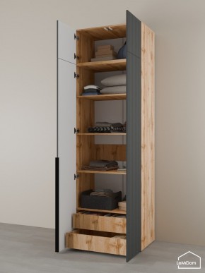 Шкаф с антресолью Linnea MHR-2A-4 2450х800х510 (ДВ-М 11.1.25) в Глазове - glazov.mebel24.online | фото 5