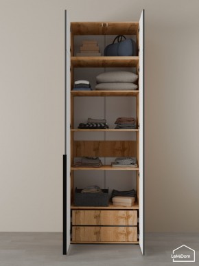 Шкаф с антресолью Linnea MHR-2A-4 2450х800х510 (ДВ-М 11.1.25) в Глазове - glazov.mebel24.online | фото 7