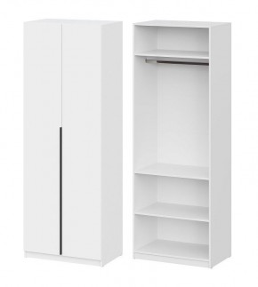 Шкаф ШК-5 + 2 полки (800) Белый текстурный в Глазове - glazov.mebel24.online | фото