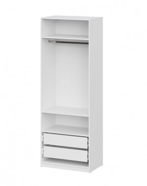 Шкаф ШК-5 + 2 полки + ящики (800) Белый текстурный в Глазове - glazov.mebel24.online | фото 3